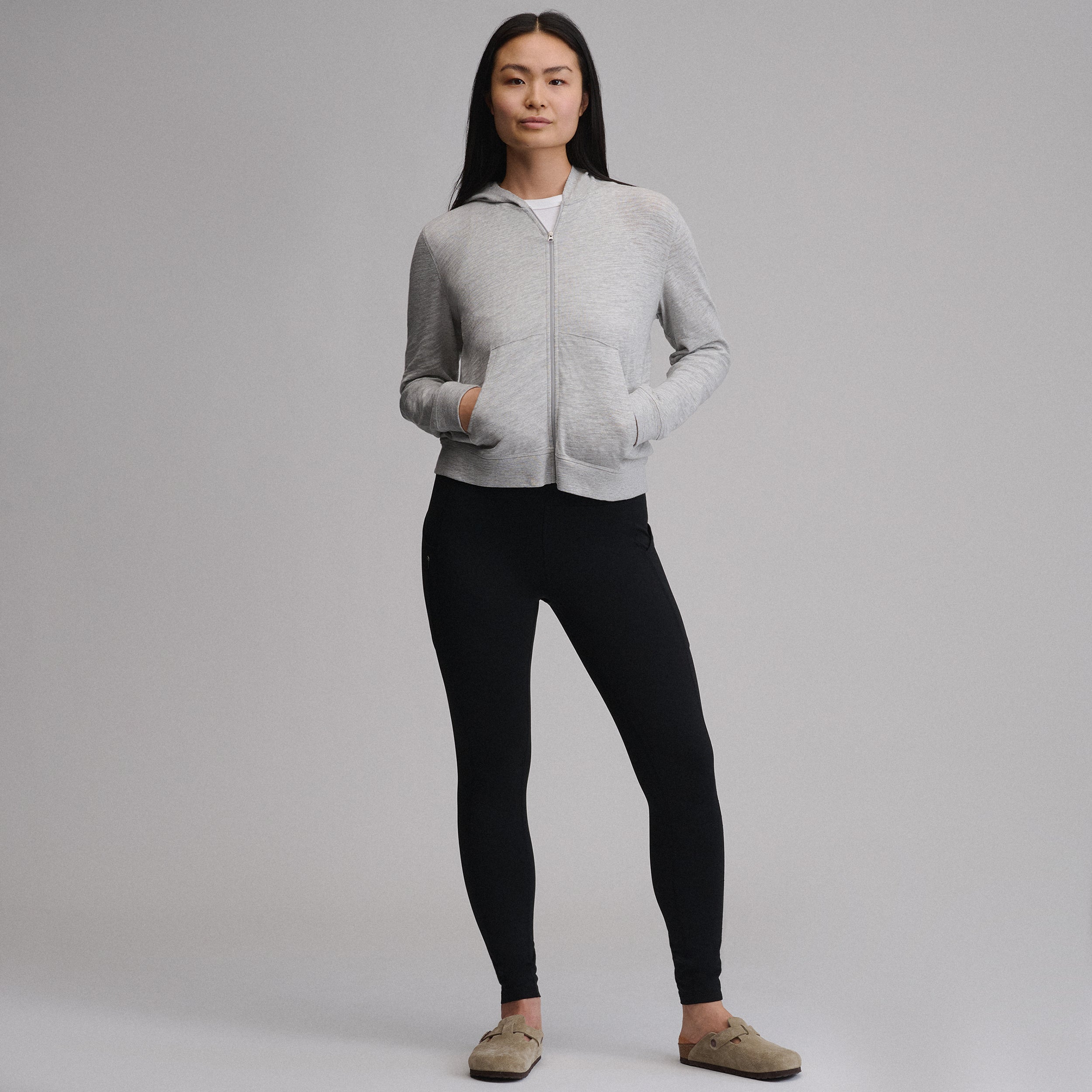 Women's Waverly Cotton Slub Full-Zip Sweatshirt