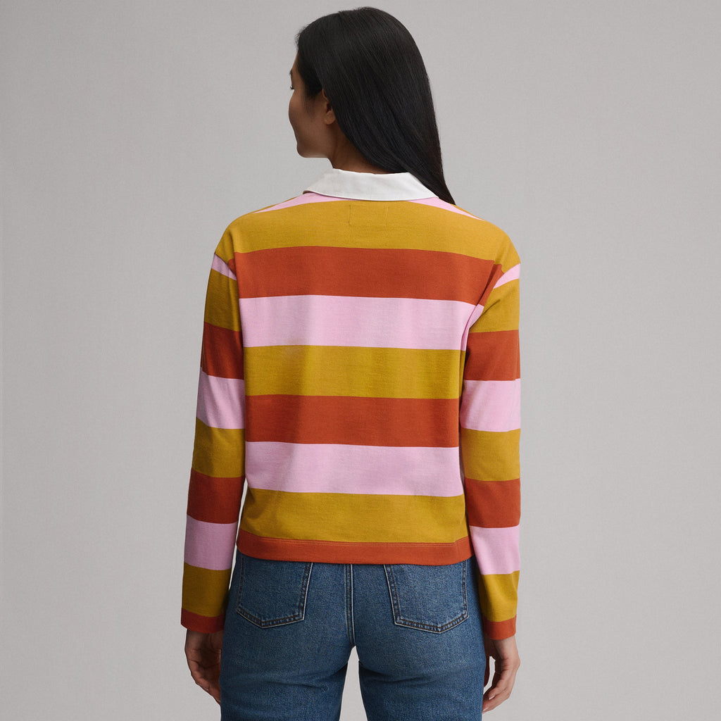 Women's Long-Sleeve Rugby Polo