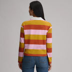 Women's Long-Sleeve Rugby Polo