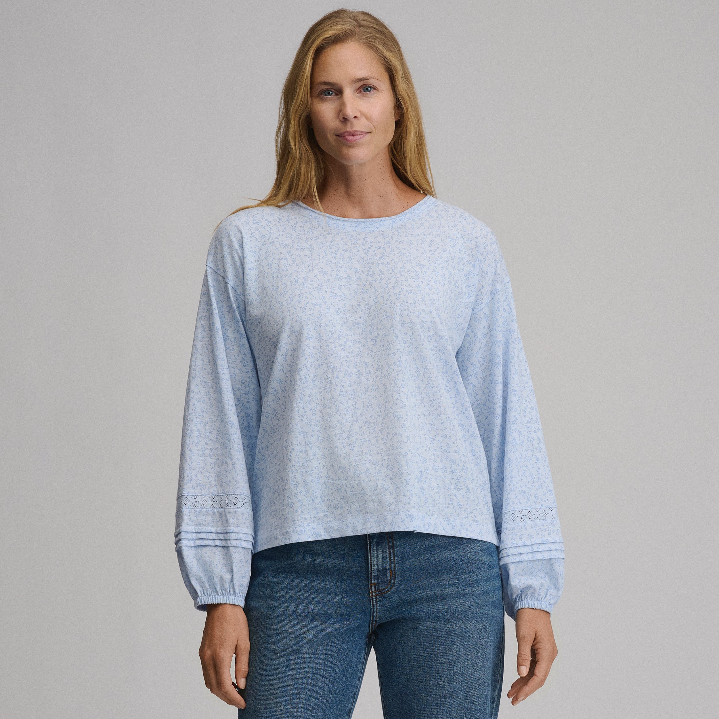 Women's Long-Sleeve Soft Relaxed Top
