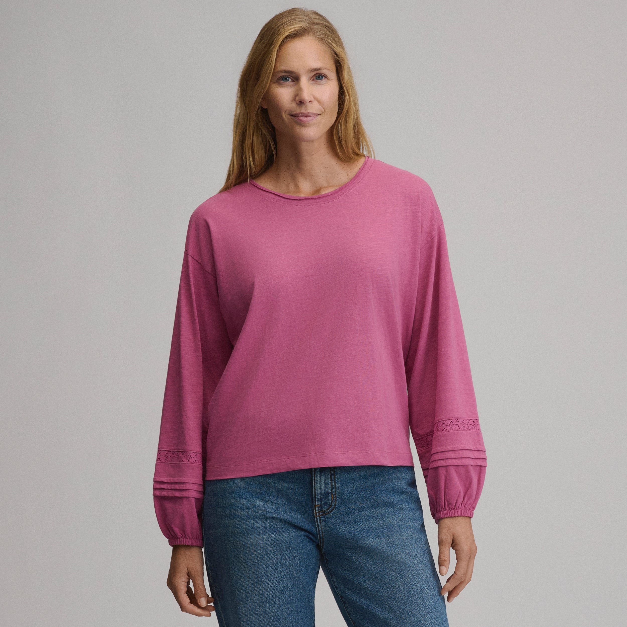 Women's Long-Sleeve Soft Relaxed Top