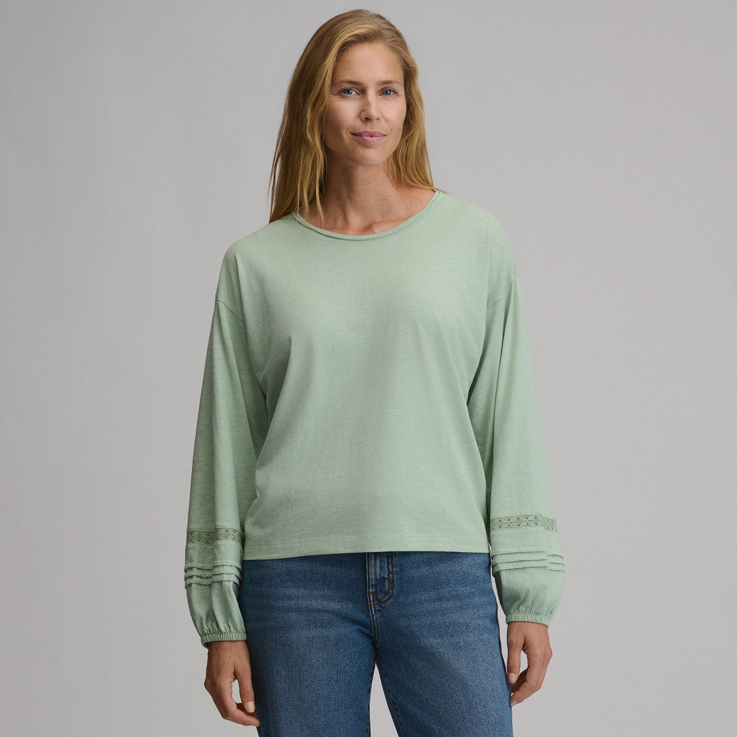 Women's Long-Sleeve Soft Relaxed Top