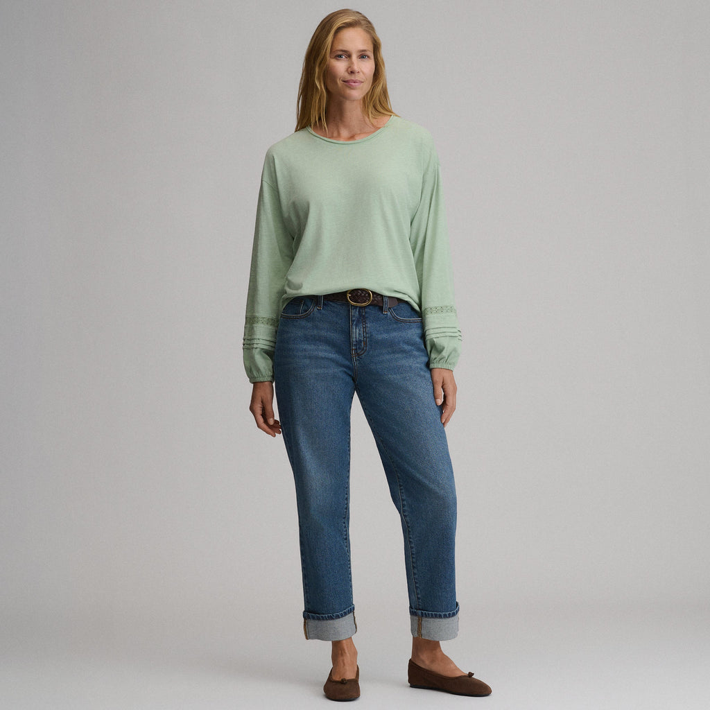 Women's Long-Sleeve Soft Relaxed Top