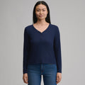 Women's Long-Sleeve Multi Button Henley