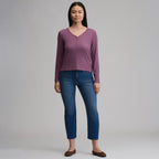 Women's Long-Sleeve Multi Button Henley