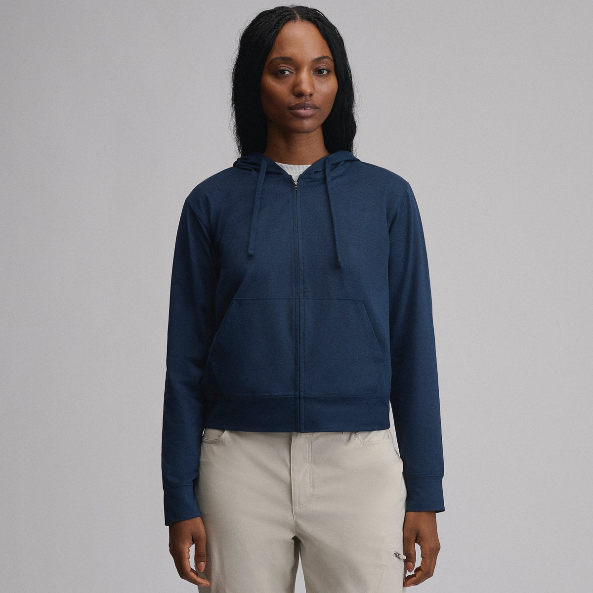 Women's Long-Sleeve Train Ascent Full-Zip Hood Pullover