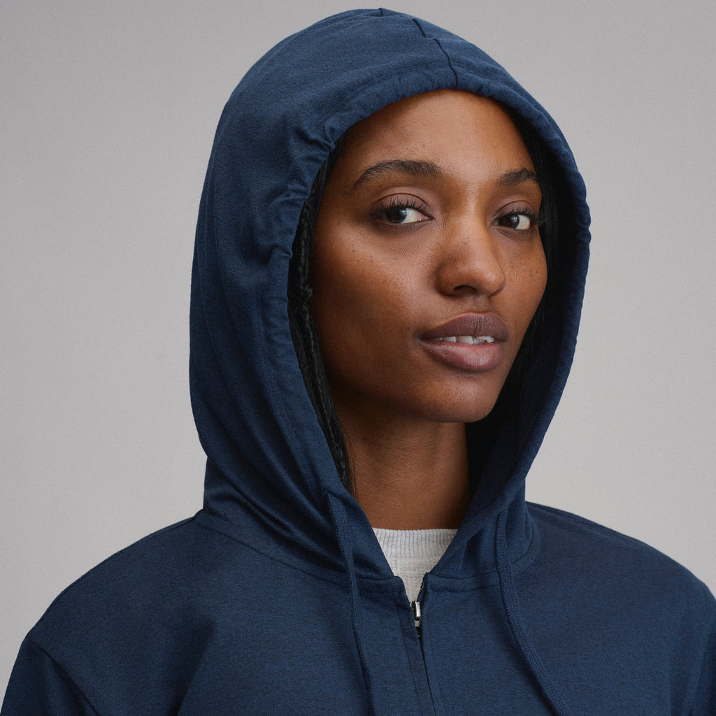 Women's Long-Sleeve Train Ascent Full-Zip Hood Pullover