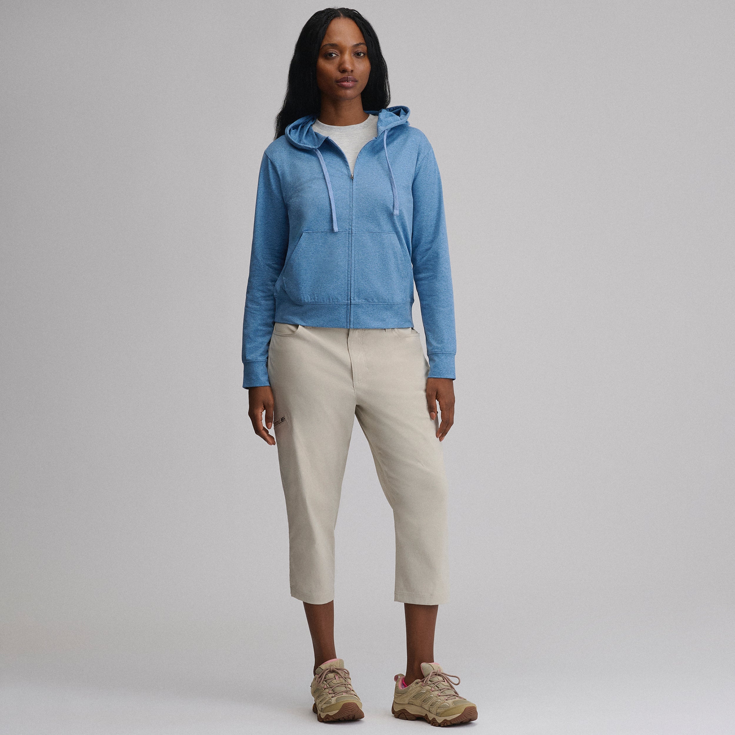 Women's Long-Sleeve Train Ascent Full-Zip Hood Pullover