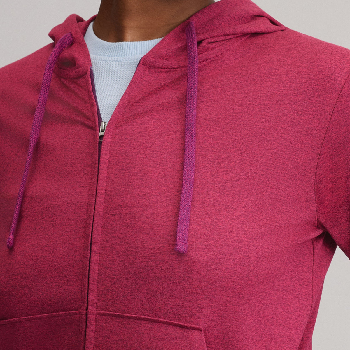 Women's Long-Sleeve Train Ascent Full-Zip Hood Pullover