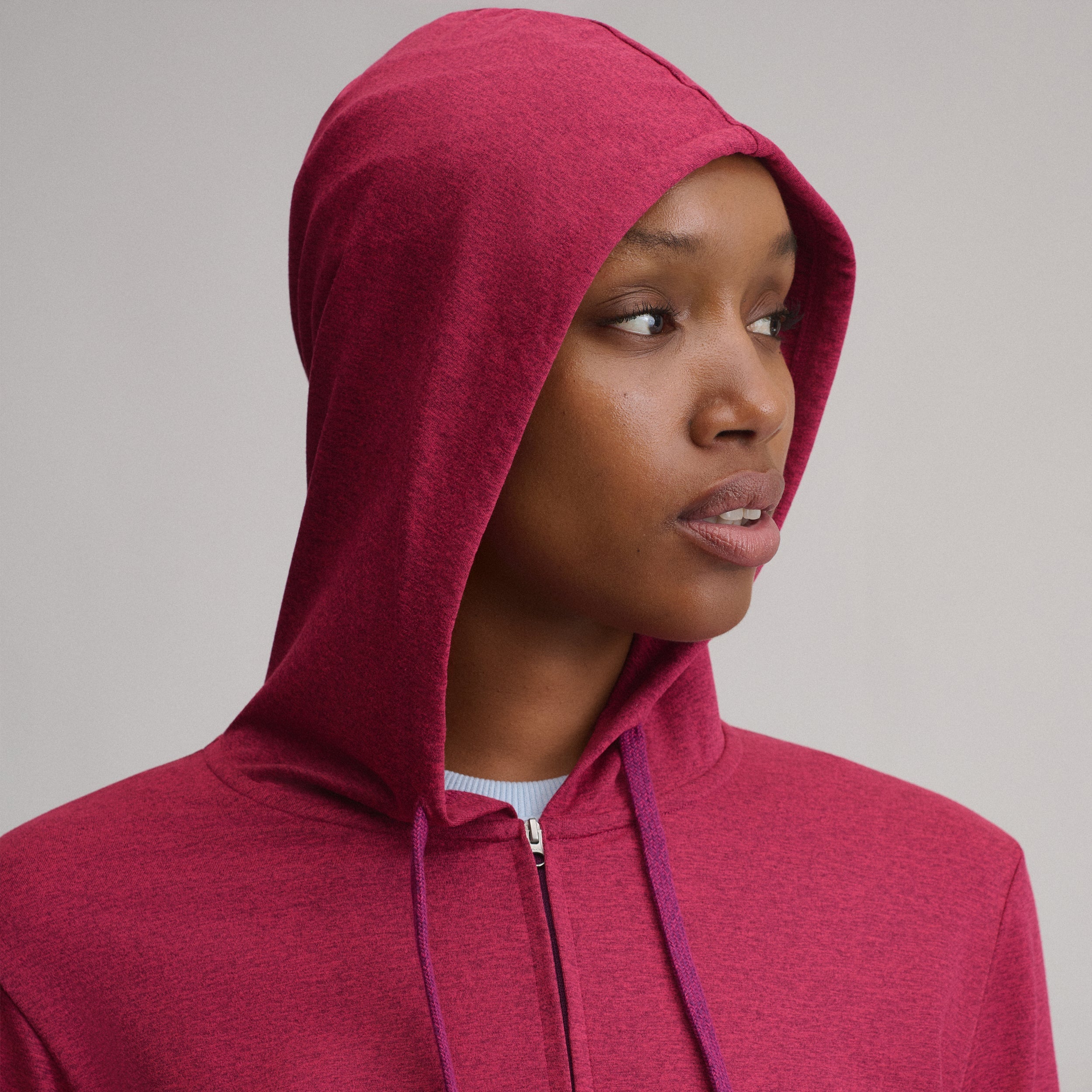 Women's Long-Sleeve Train Ascent Full-Zip Hood Pullover