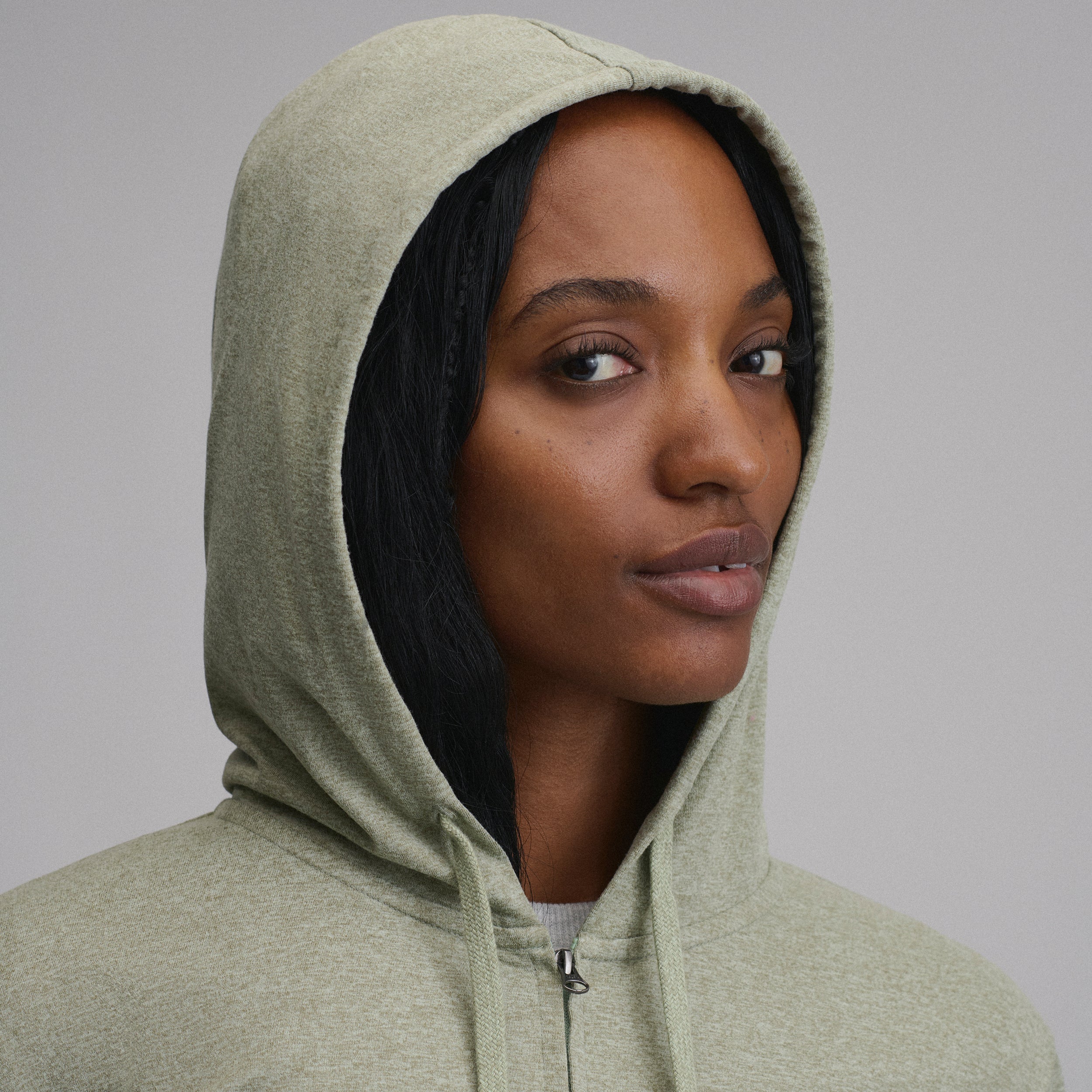 Women's Long-Sleeve Train Ascent Full-Zip Hood Pullover