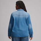 Women's Long-Sleeve Western Denim Shirt