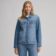 Women's Iconic Denim Jacket - Snow White