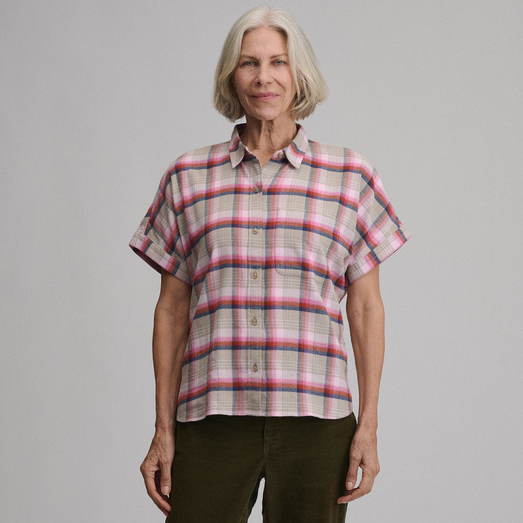 Women's W Field Flex Flannel Short-Sleeve Shirt