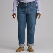Women's Iconic 90's Boyfriend Jean - Indigo Blue