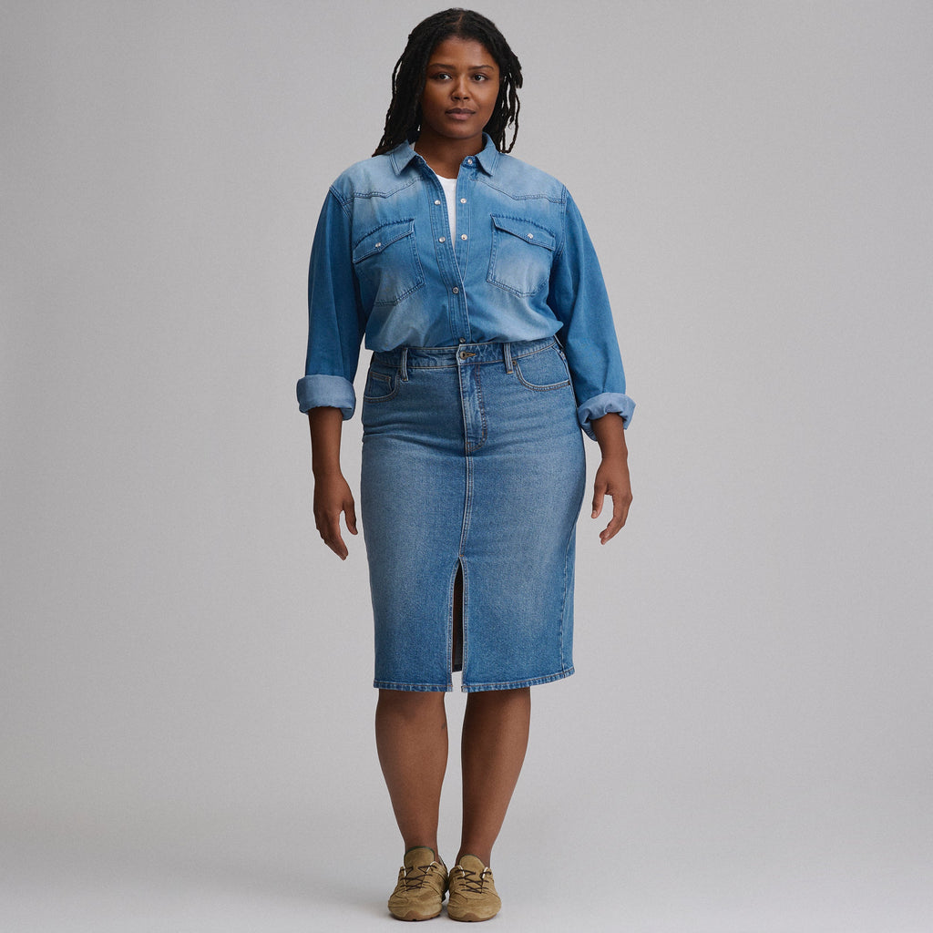 Women's Iconic Denim Skirt