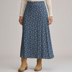 Women's Printed Midi Skirt