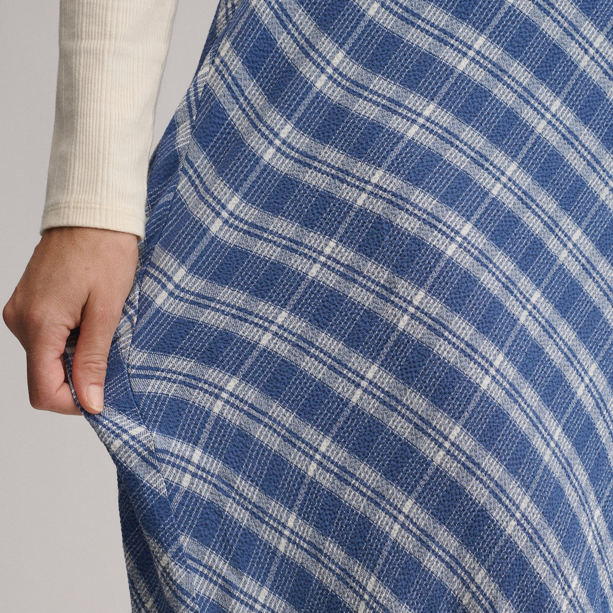 Women's Plaid Midi Skirt