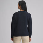 Women's Cotton Slub Crew Sweater