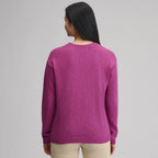 Women's Cotton Slub Crew Sweater