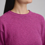 Women's Cotton Slub Crew Sweater