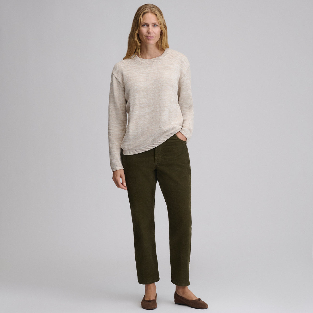 Women's Marl Crewneck Sweater
