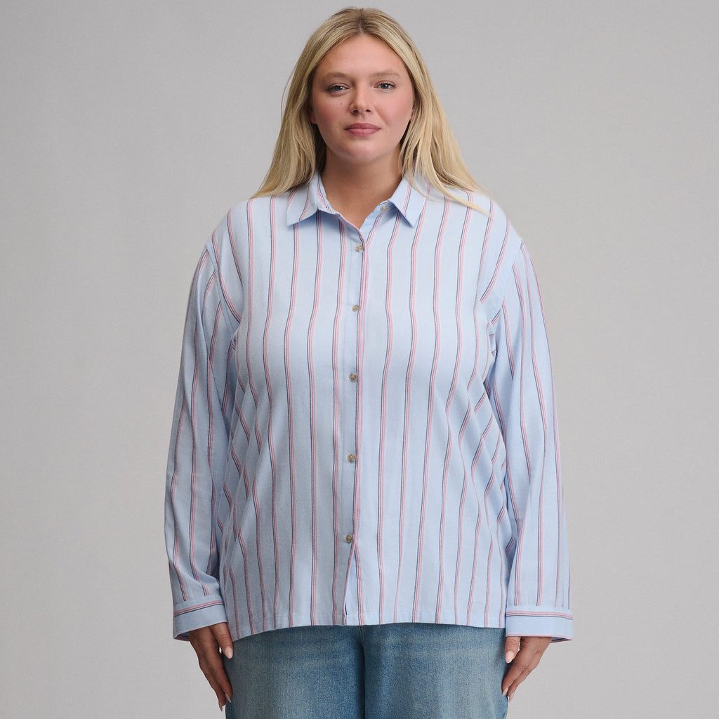 Women's Long-Sleeve Softened Sleep Shirt