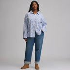Women's Long-Sleeve Softened Sleep Shirt