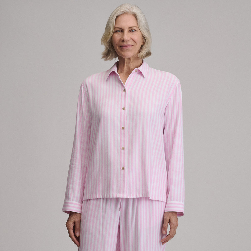 Women's Long-Sleeve Softened Sleep Shirt
