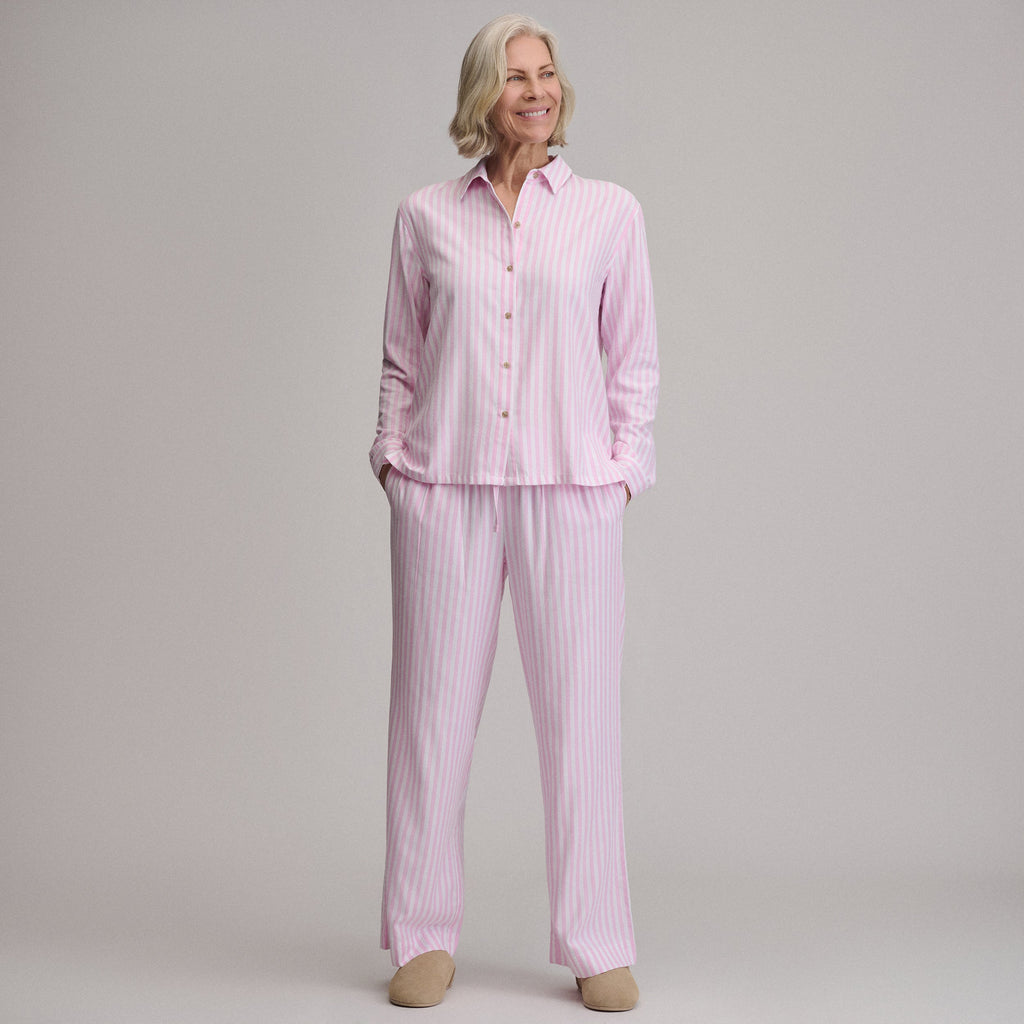 Women's Long-Sleeve Softened Sleep Shirt
