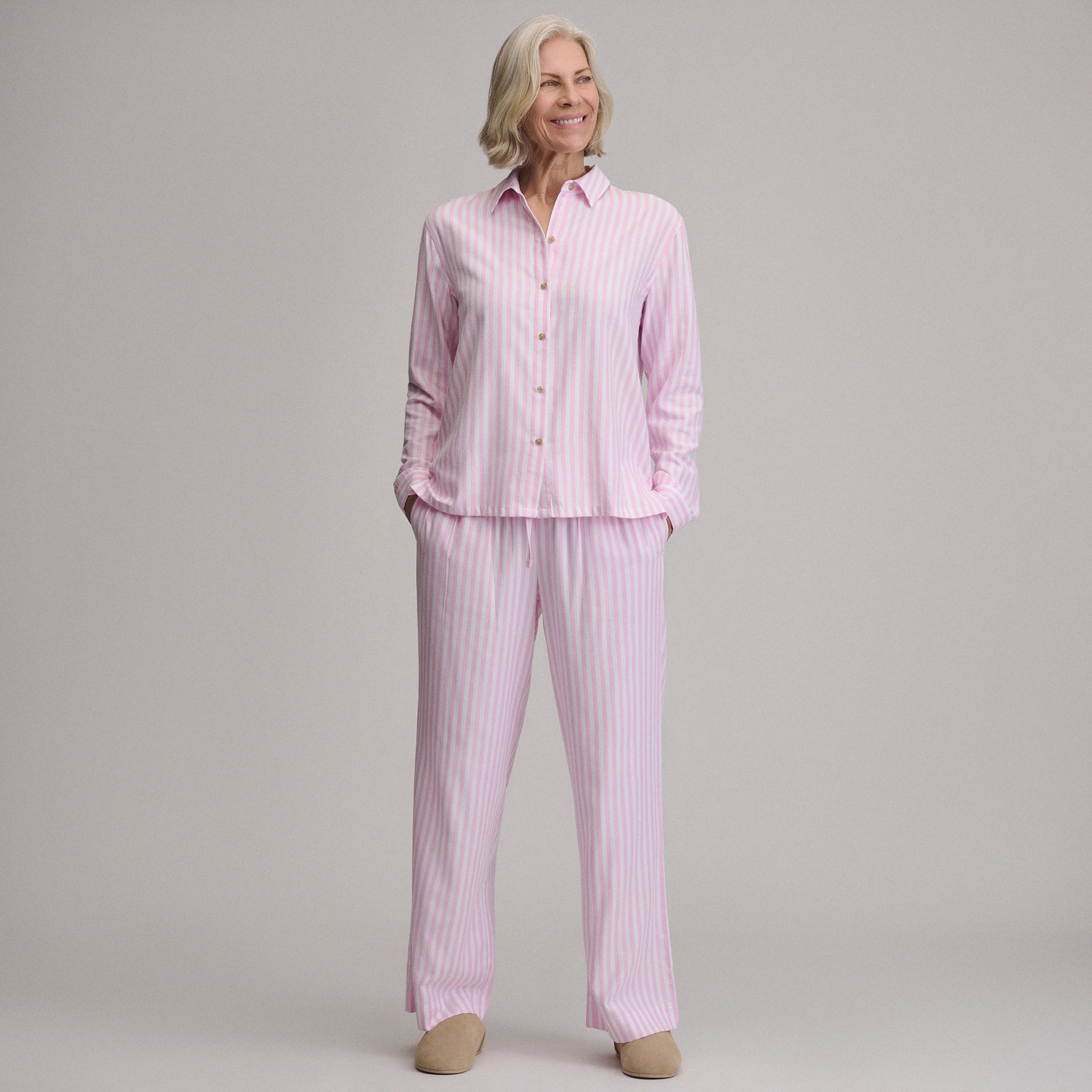 Women's Long-Sleeve Softened Sleep Shirt