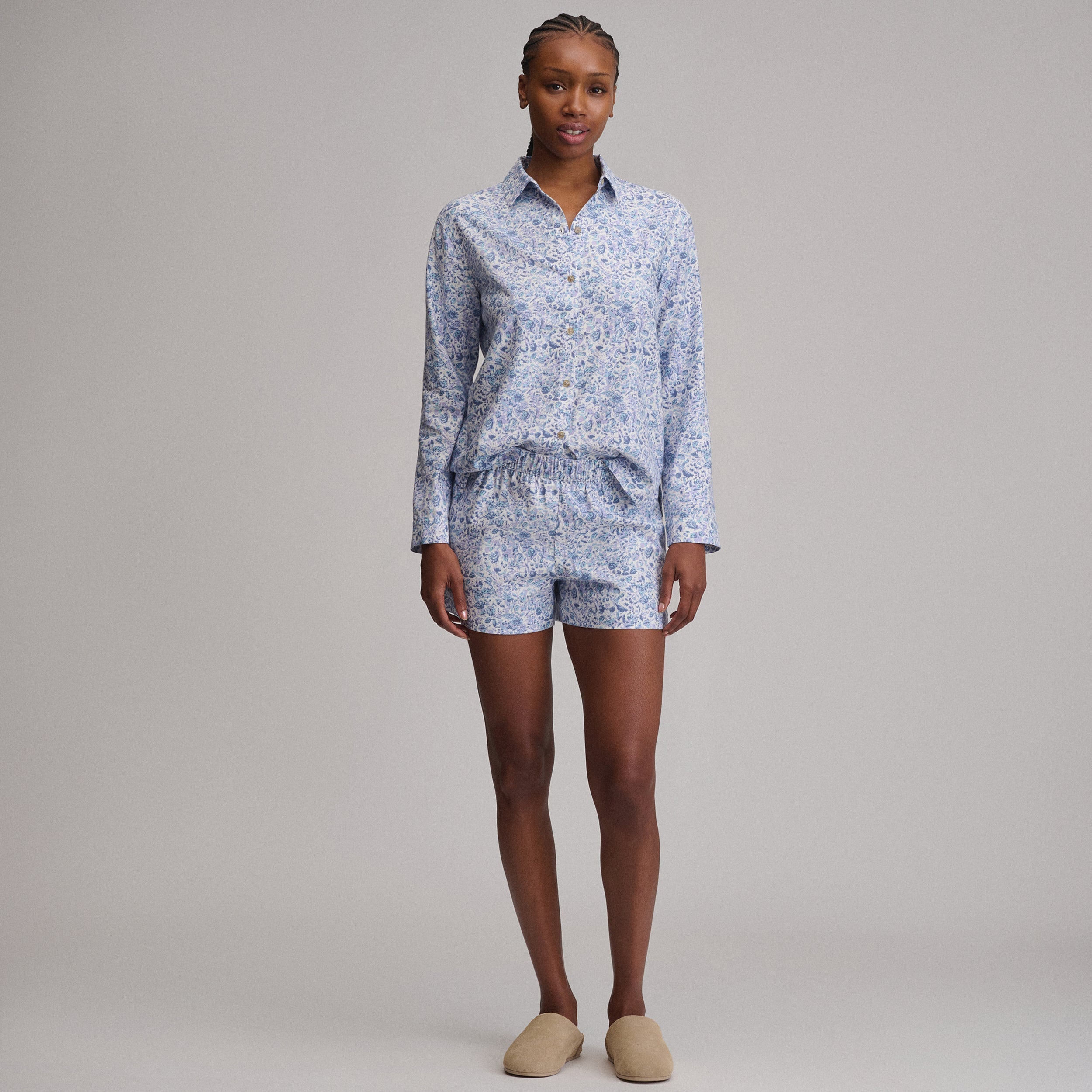 Women's Long-Sleeve Softened Sleep Shirt