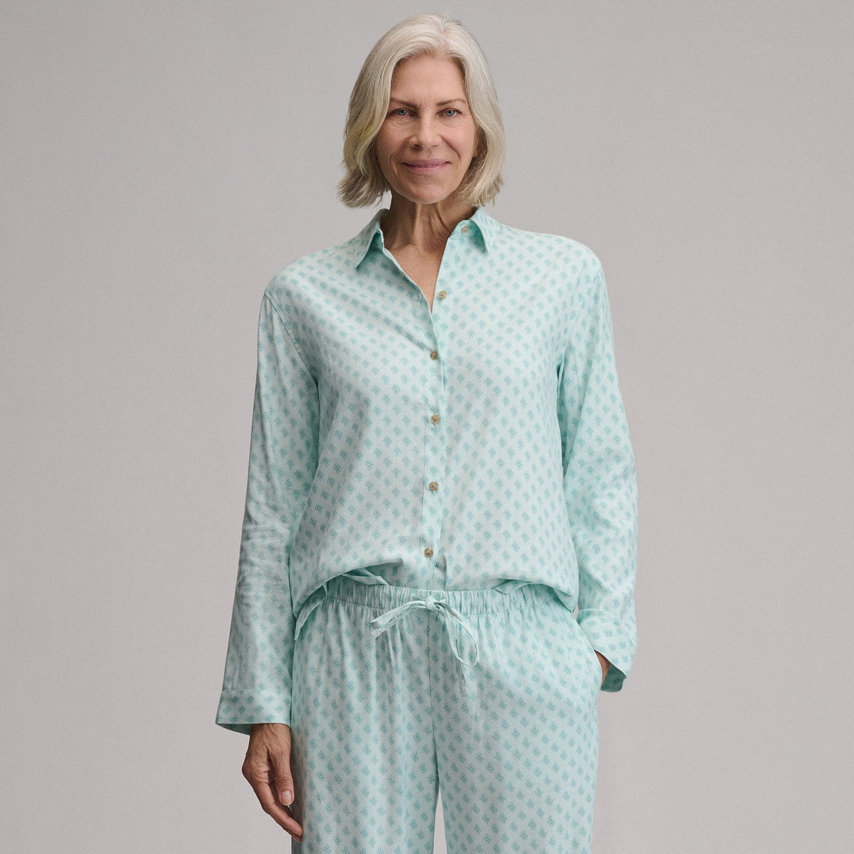 Women's Long-Sleeve Softened Sleep Shirt