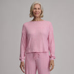 Women's Long-Sleeve Cozy Rib Crew