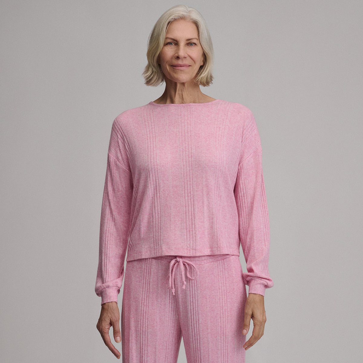 Women's Long-Sleeve Cozy Rib Crew