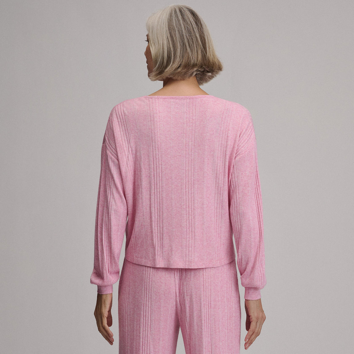 Women's Long-Sleeve Cozy Rib Crew