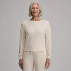 Women's Long-Sleeve Cozy Rib Crew