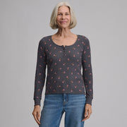 Women's Infinity Thermal Henley - Carbon