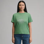 Women's Short-Sleeve Relaxed Boyfriend Graphic T-Shirt - Adventure