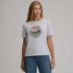 Women's Short-Sleeve Relaxed Boyfriend Graphic T-Shirt - Outdoor Outfitters