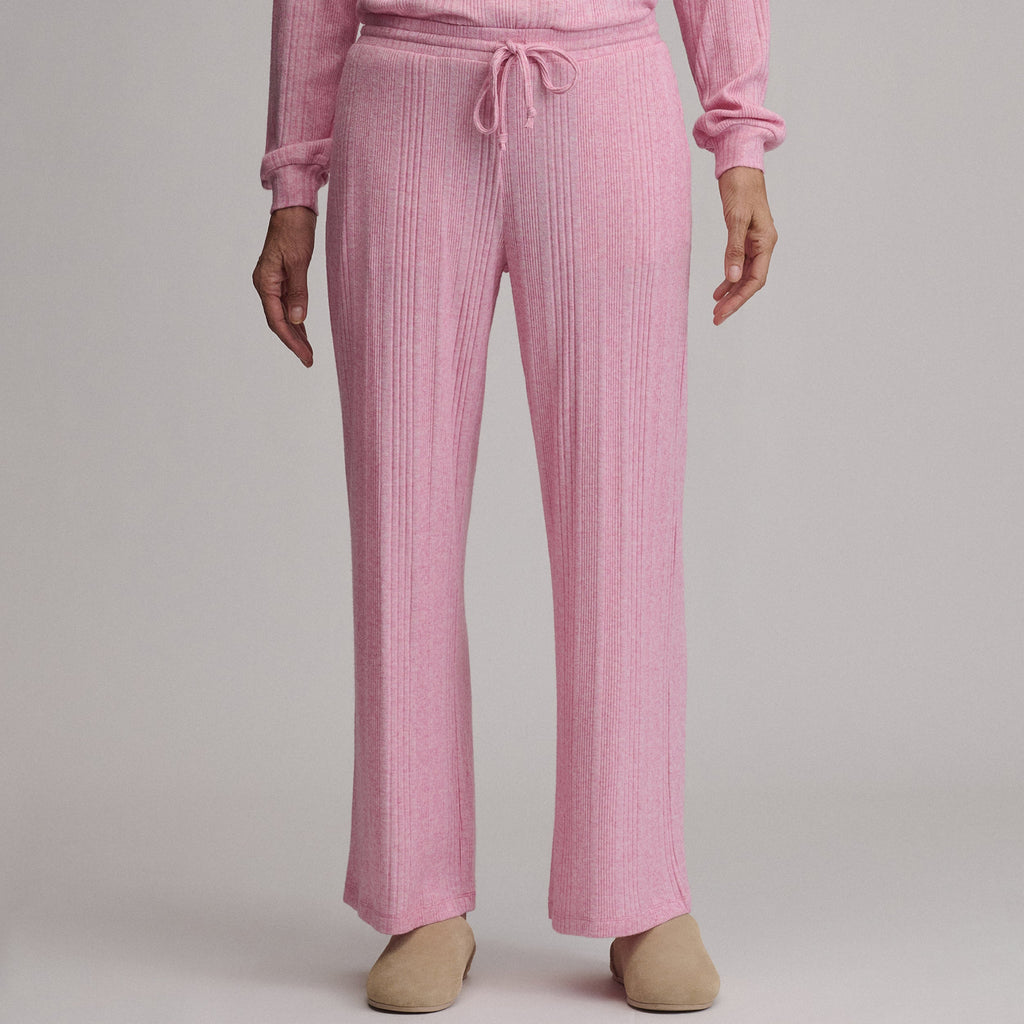 Women's Cozy Rib Wide-Leg Pants