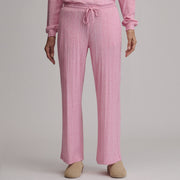 Women's Cozy Rib Wide-Leg Pants - Tawny Port