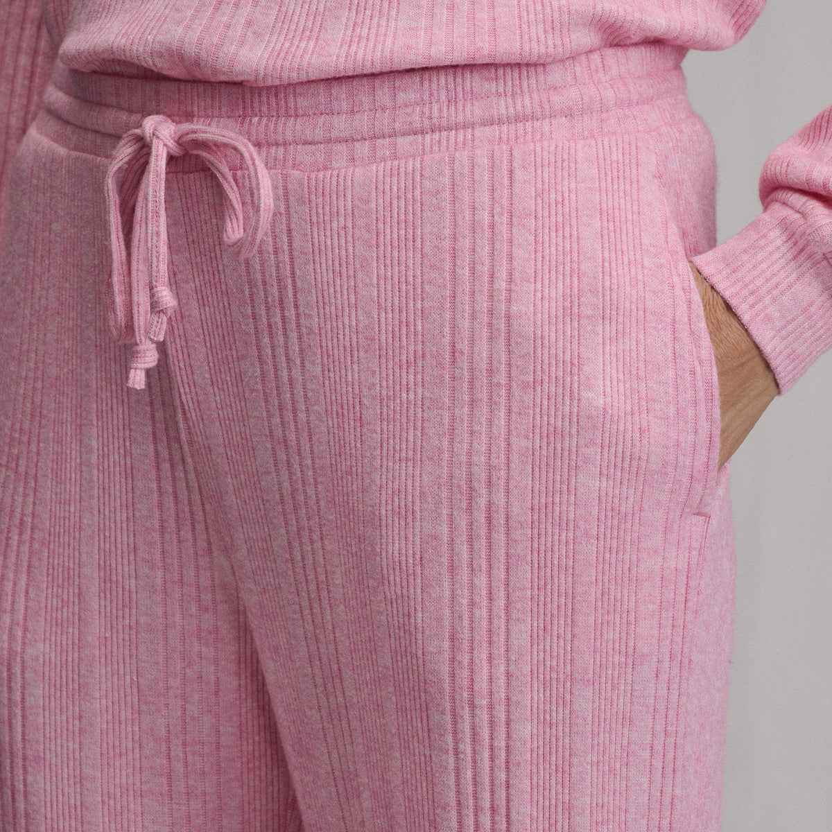 Women's Cozy Rib Wide-Leg Pants