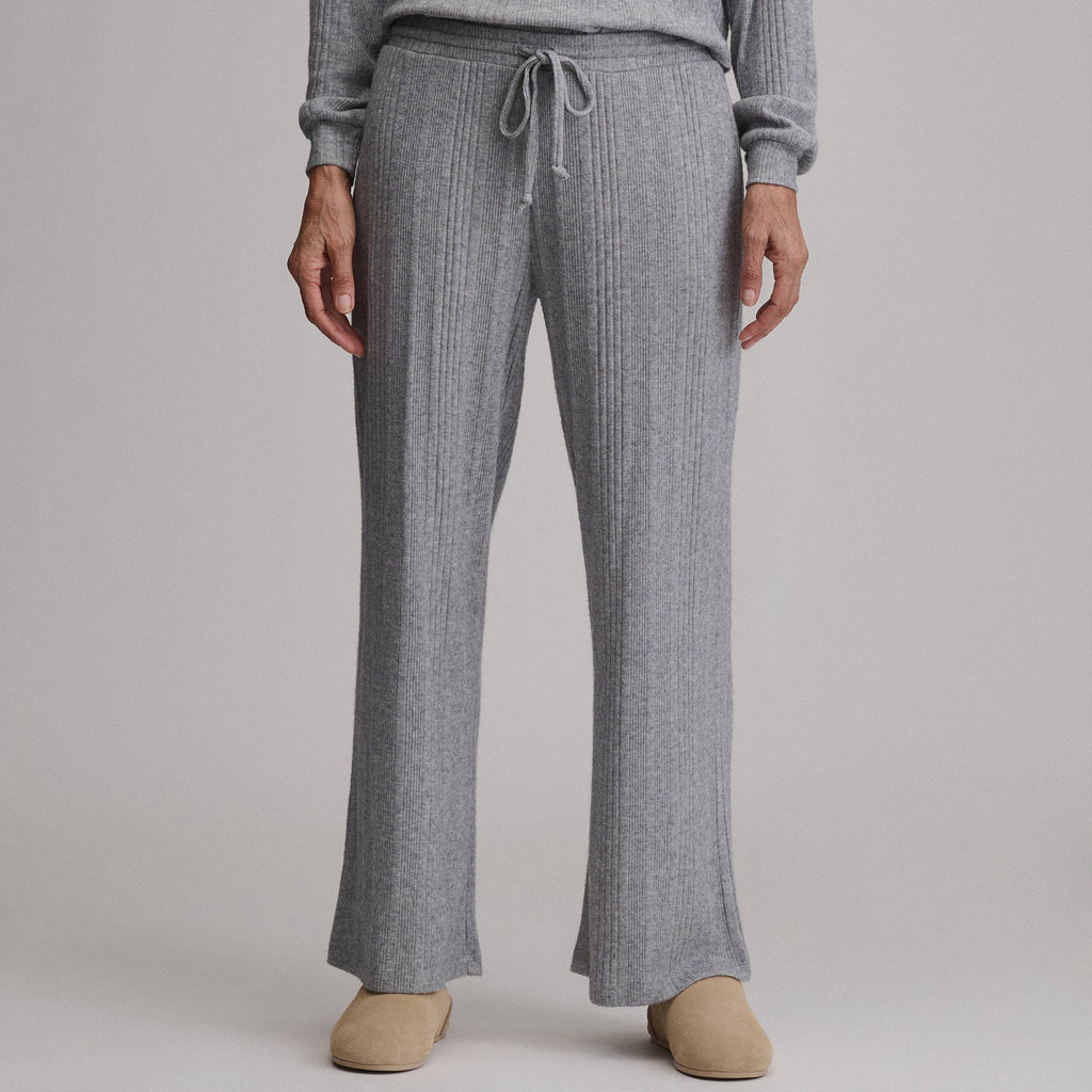 Women's Cozy Rib Wide-Leg Pants