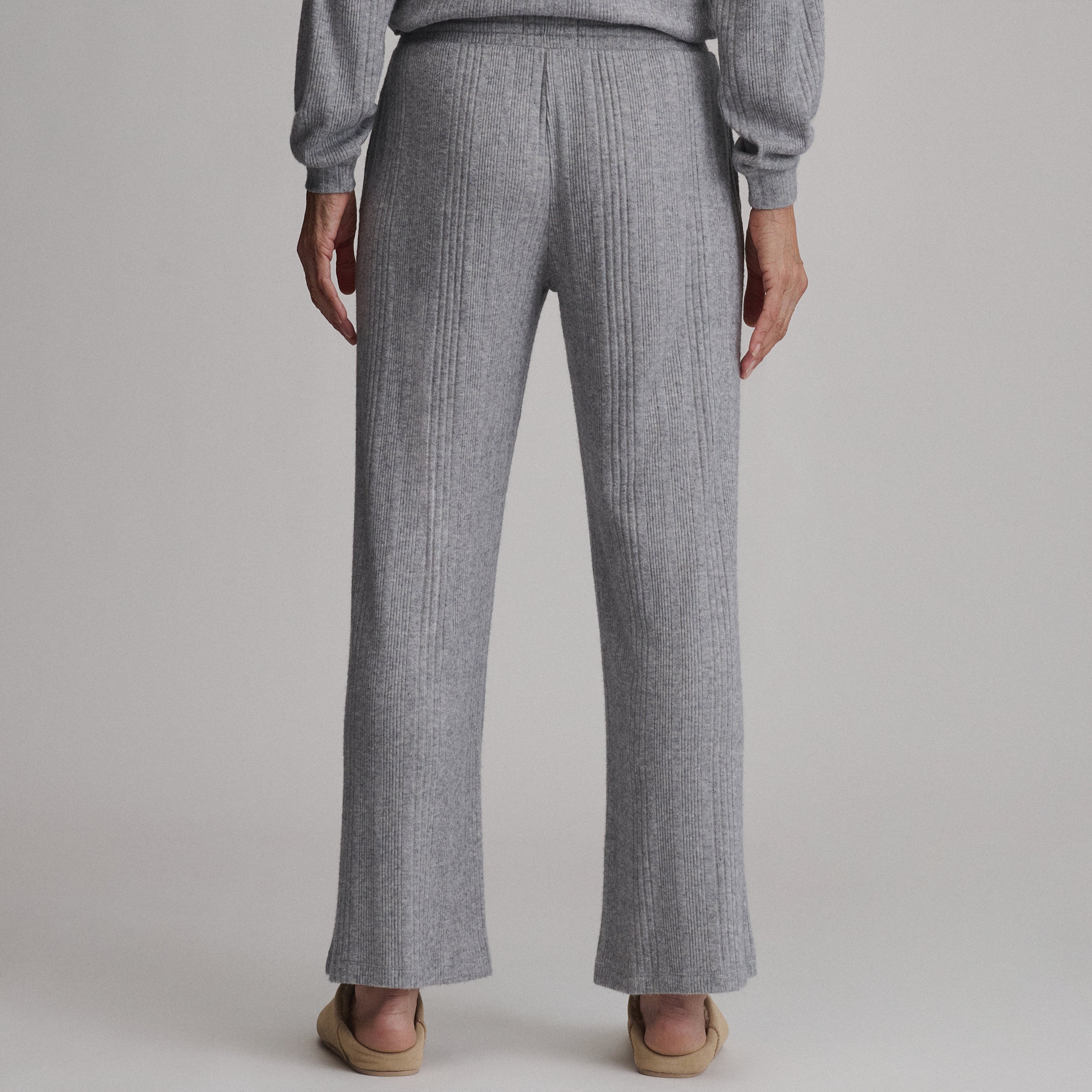 Women's Cozy Rib Wide-Leg Pants