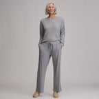 Women's Cozy Rib Wide-Leg Pants