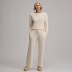 Women's Cozy Rib Wide-Leg Pants