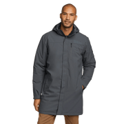 Men's Mainstay Insulated Waterproof Hooded Trench Coat - Storm