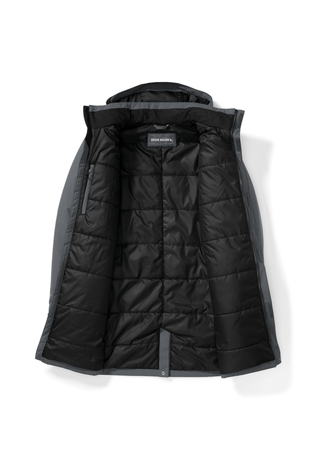 Men's Mainstay Insulated Waterproof Hooded Trench Coat