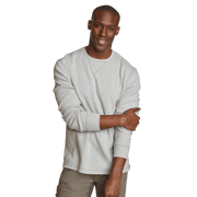 Men's Eddie's Favorite Ultrasoft Thermal Crew - Lt Htr Gray